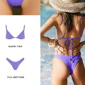Away that day bikini set - violet